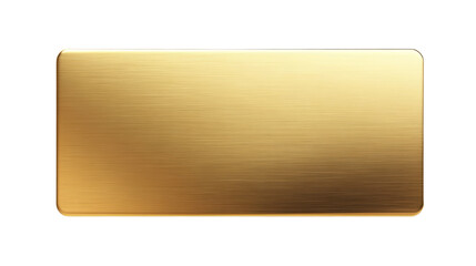 Leinwandbilder - A digitally rendered image showcasing a brushed gold rectangular metallic texture ideal for background use.