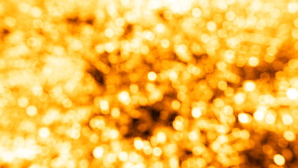 Wall Mural - Soft focus yellow Abstract bokeh background Glittering aesthetic textured pattern