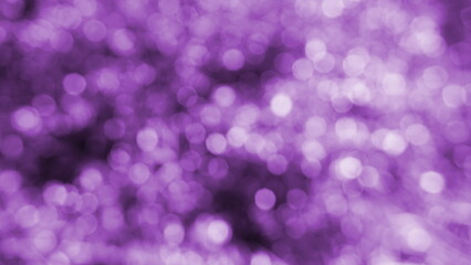 Wall Mural - Soft focus purple Abstract bokeh background Glittering aesthetic textured pattern