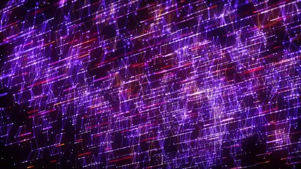 Poster - Technology digital cyberspace. Business corporate abstract particles digital technology. high speed data transfer.