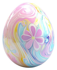 Wall Mural - PNG Easter egg colorful pattern decorative.