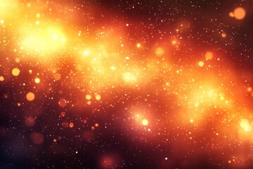 Aufkleber - Beautiful cosmic background showcasing vibrant colors and luminous particles in a starry night sky during a galactic display