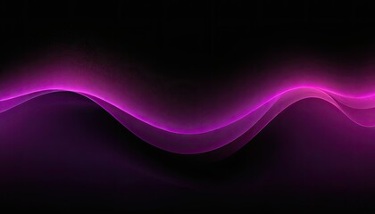Poster - Abstract dark background with purple lines generative AI
2