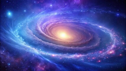 Wall Mural - a celestial swirl of cosmic dust and radiant nebulae, a breathtaking panorama of galactic wonders