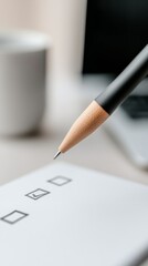 Aufkleber - Smart Task Mastery Minimalist To-Do App on Smartphone with Stylus Interaction - Digital Productivity in Modern Workspaces and Remote Career Efficiency