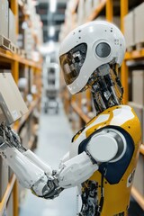 Poster - The fusion of robotics and AI in advanced warehousing.