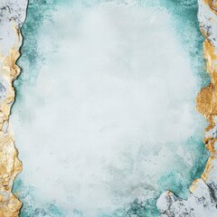 Poster - Elegant Textured Background with Gold Accents and Turquoise Hues for Creative Design Projects