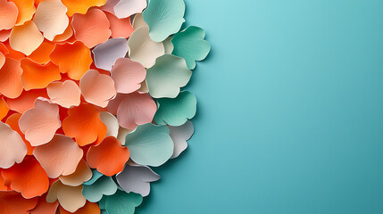 Poster - Serene chana.Bb blended pastel rose petals vibrant background floral arrangement soft environment close-up viewpoint tranquil concept for decoration