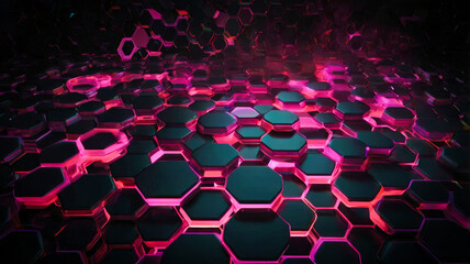Poster - Abstract digital futuristic design. Advanced technology concept.