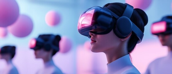 Poster - Virtual Reality Collaboration Space Immersive Holograms and Dynamic Interaction in South Korean Tech Hub - Enhancing Hybrid Work for Modern Professionals