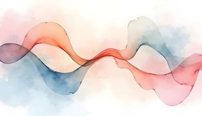Poster - Abstract watercolour pattern   