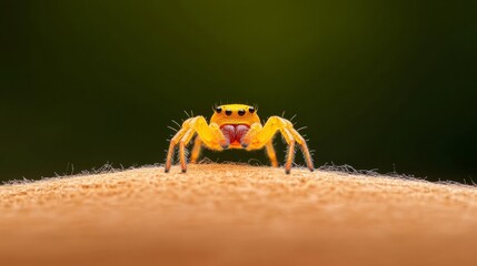 Aufkleber - Artistic Macro Vivid Dewdrop-Laden Spider on Silk Webbing - Entomology Imagery for Eco Education and Wildlife Conservation Campaigns