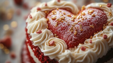 Wall Mural - Red Velvet Love Cake