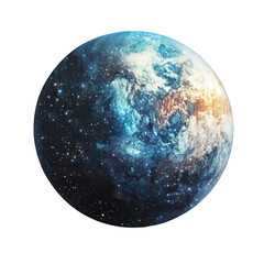Wall Mural - Earth globe space background, digital art