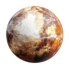 Wall Mural - Exoplanet, space, isolated, texture, render, background, transparent, design