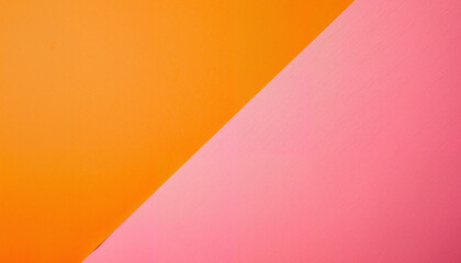 Poster - Vibrant geometric patterns of orange and pink, visual contrast