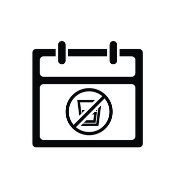 Ramadan icon. ramadan calendar vector on white background. not eating or drinking. event, breaking the fast together, time, fasting. Line design style
