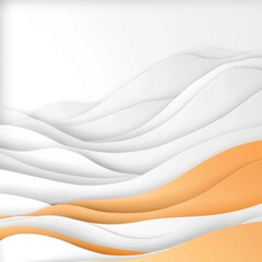 Poster - Abstract Flowing Shapes Resembling Natural Terrain in Soft Earthy Tones