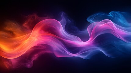 Poster - Wavy purple background suitable for web banners and digital designs
