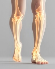 Poster - human anatomical structure visualization medical science 3d rendering digital environment close-up p