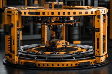 Aufkleber - Innovative robotic assembly system in a modern manufacturing facility