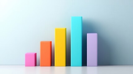 Poster - A vibrant bar graph comparing long-term results of diet-only versus exercise-only approaches