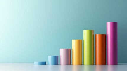 Poster - A vibrant bar graph comparing the success rates of intermittent fasting versus calorie counting