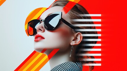 Poster - Creating a striking graphic piece celebrating analog in a modern setting with retro pop art elements