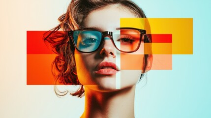 Poster - Creating a striking visual celebration of retro pop art and modern design techniques in an eye-catching graphic piece to honor analog aesthetics