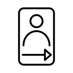 Poster - camera front variant vector icon

