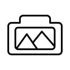 Poster - camera mage vector icon

