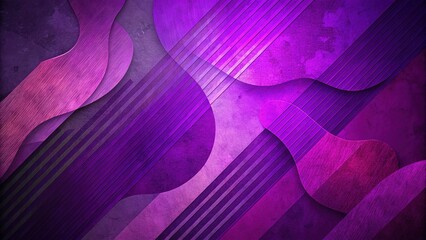 Canvas Print - Purple abstract silhouette design, perfect for posters, websites, and presentations.