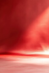Poster - An artistic gradient transitions from red to crimson, enhanced with a soft metallic sheen. The central area remains clear, perfect for overlaying text elements to attract attention