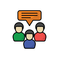 Communication vector icon