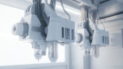 Poster - Advanced Robotic Machinery in Modern Industrial Setting