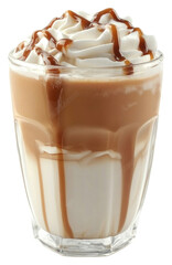 Wall Mural - PNG Iced caramel macchiato beverage drink cream.