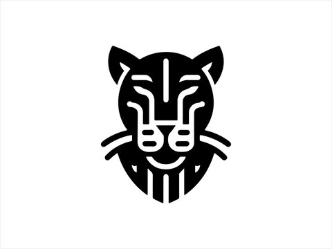 black panther logo set design