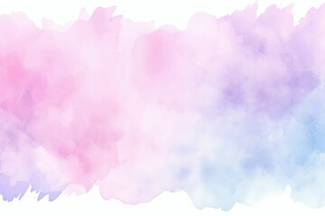 Poster - soft pastel watercolor background with gentle blending of pink, purple, and blue hues ideal for arti