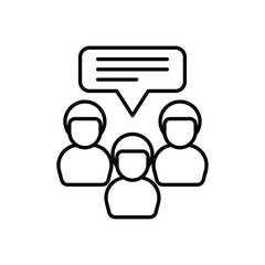 Communication vector icon