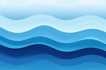 Poster - Abstract Blue Wave Pattern Design Featuring Various Shades of Blue for Artistic and Modern Background Purposes