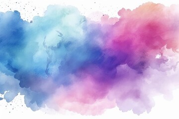 Poster - vibrant watercolor background filled with blue, purple, and pink hues, perfect for creative projects