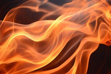 Aufkleber - Vibrant flames dance gracefully in an abstract display of fire and light