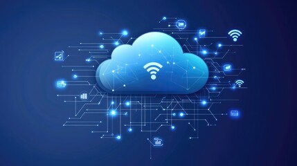 Poster - A cyber-physical system integrating AI, cloud computing, and IoT in an industrial environment.