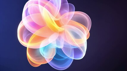 Poster - Vibrant swirling colors create mesmerizing abstract patterns in lively footage