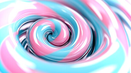 Poster - Swirling pastel colors create mesmerizing patterns in a vibrant digital landscape