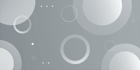 Wall Mural - abstract white background with circles. eps10 vector