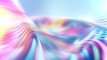 Poster - Colorful abstract patterns create a mesmerizing visual experience in vibrant waves