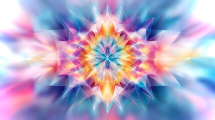 Poster - Colorful abstract background with vibrant patterns in 4K resolution