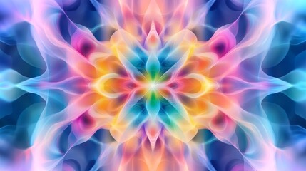 Poster - Colorful abstract design with vibrant shapes and patterns in 4k resolution