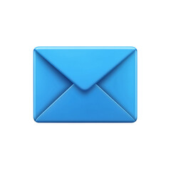 Aufkleber - A Blue Three Dimensional Envelope Icon
